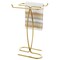 mDesign Metal Hand Towel Holder Stand for Bathroom Vanity Countertop